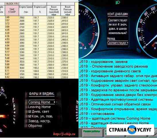 Диагностика, чип-тюнинг, активация скрытых функций Курск