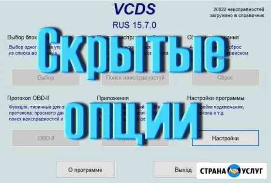 Активация опций. vcds. odis. VagCanPro Самара